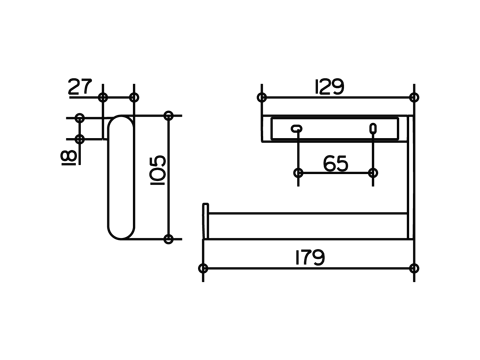 Полотенцедержатель Keuco Plan 14922010000
