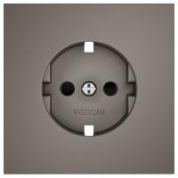 Накладка для розетки с заземлением и со шторками Voltum S70 VLS000714