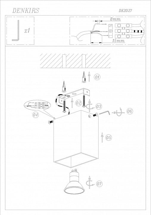 Накладной светильник Denkirs DK2027 DK2027-WH