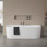 Акриловая ванна Vincea VBT-703-1800 180x80 см, белый