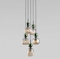 Подвесная люстра TK Lighting Sophia Green Cognac 11149 Sophia Green Cognac