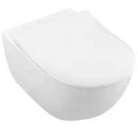 Подвесной унитаз Villeroy&Boch Subway 2.0 5614R201 (5614R001+9M78S101) с сиденьем