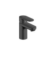 Смеситель для раковины hansgrohe Vernis Blend 71550670 70 со сливным гарнитуром матовый черный
