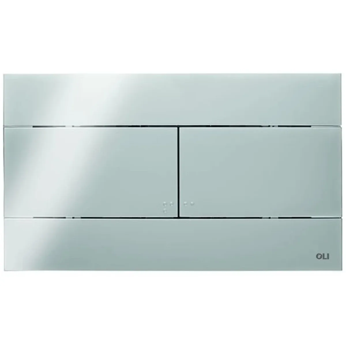 Инсталляция для унитаза OLI 120 Slim 100409mSL00 с кнопкой смыва, хром