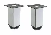 Мебельные ножки Taliente Cevia TA-KIT-gambe cromo 2 шт. хром, 2 шт. белые