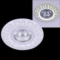 Встраиваемый светильник Reluce  09504-9.0-001MN MR16+LED3W WH/CR