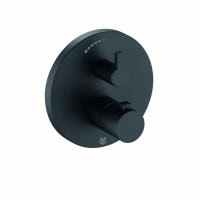 Термостатический смеситель для душа Kludi Nova Fonte 208353915 черный матовый