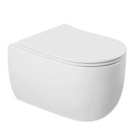Подвесной унитаз Abber Bequem AC1104TN с крышкой-сиденьем