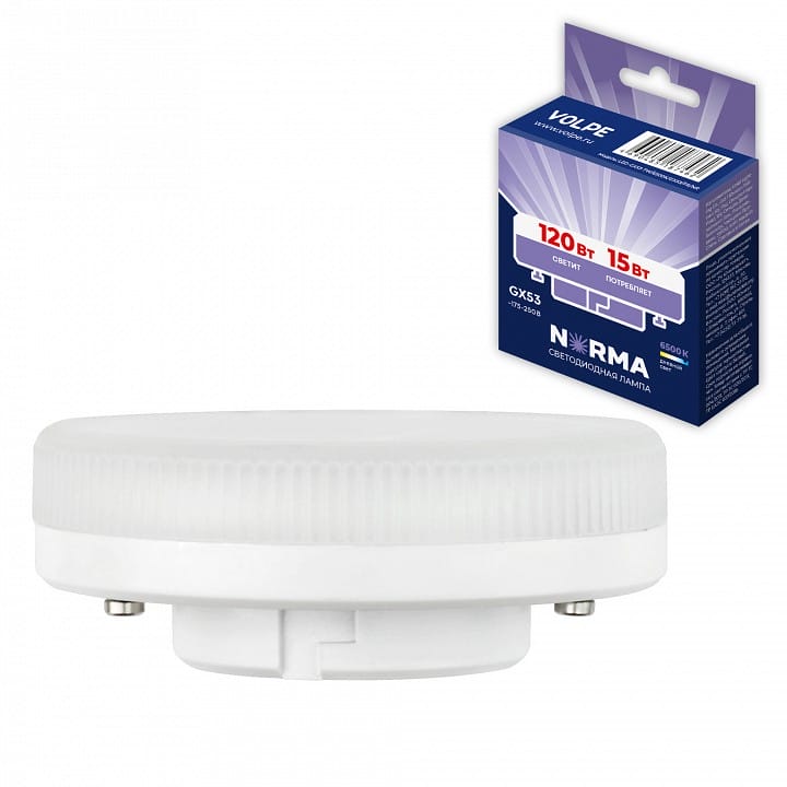 Лампа светодиодная Volpe LED-GX53 GX53 15Вт 6500K UL-00011434