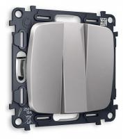 Выключатель трехклавишный без рамки Ambrella Volt Quant MO505010