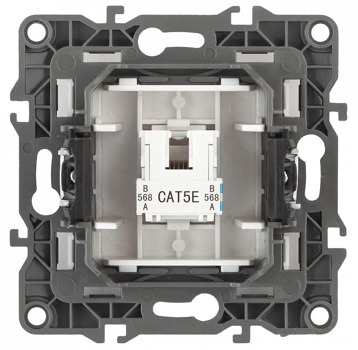 Розетка Ethernet RJ-45 без рамки Эра Эра 12 12-3107-13