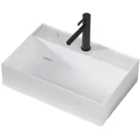 Раковина-чаша CeramaLux 6252L 50x40 см L, накладная, белый