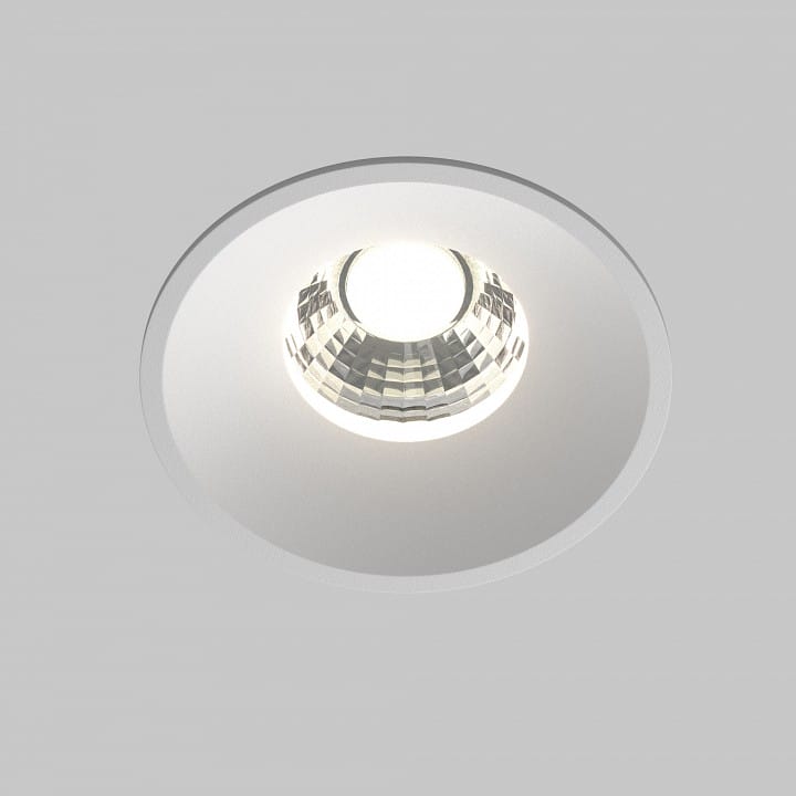 Встраиваемый светильник Maytoni Technical Раунд DL058-12W-DTW-W