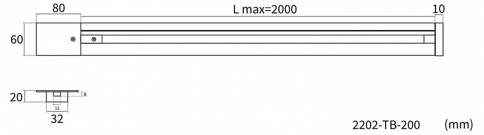 Трек накладной Favourite Practica 2202-TB-200