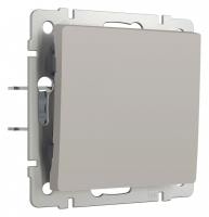 Выключатель проходной одноклавишный без рамки Werkel дымчатый W1212004