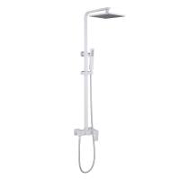 Душевая стойка Abber Daheim AF8220WL белая матовая