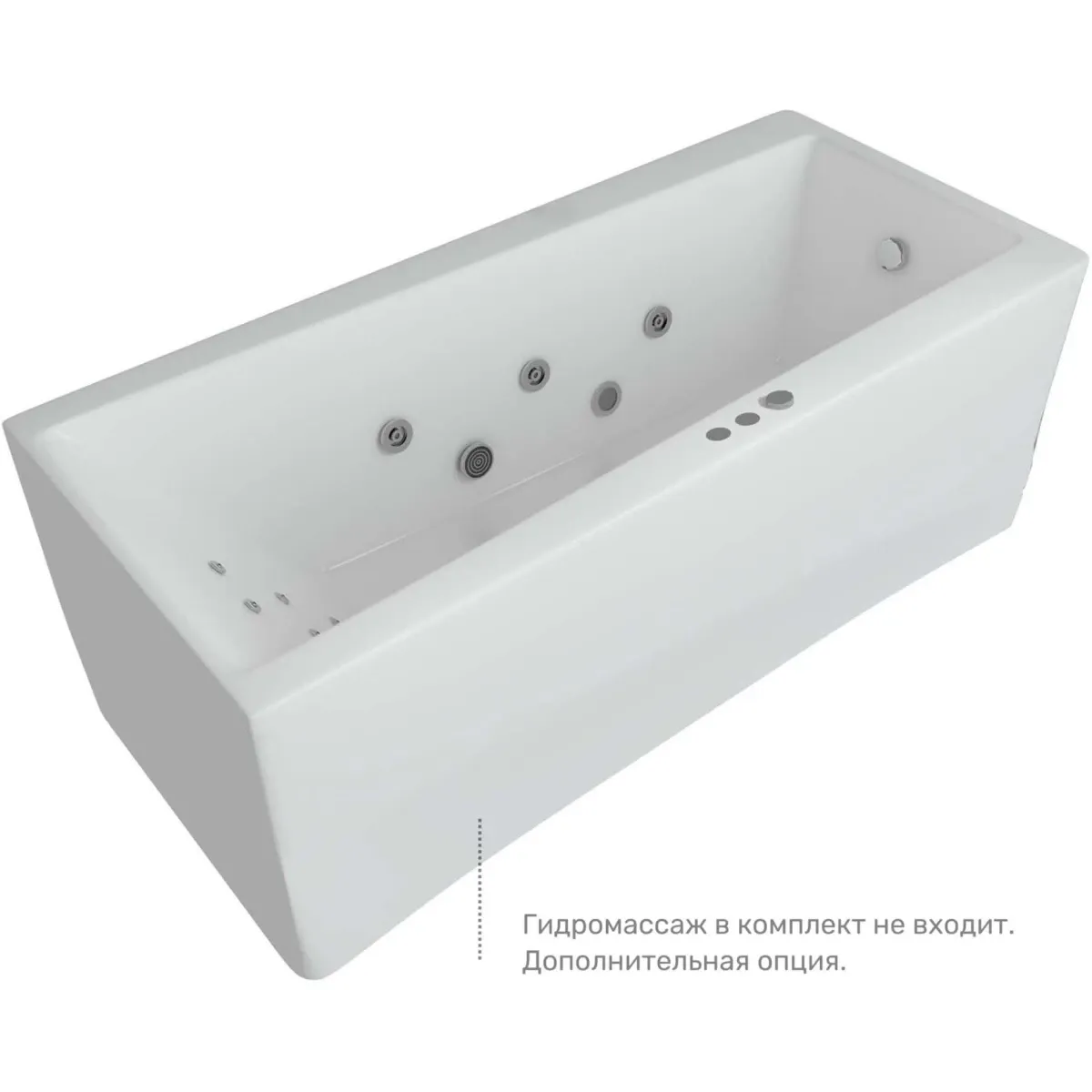Акриловая ванна Aquatek Либра New LIB160N-0000015 160x70 см R, белый