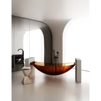 Ванна из полиэфирной смолы 180x80 см Abber Kristall AT9704Opal