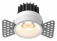 Встраиваемый светильник Maytoni Technical Раунд DL058-7W3K-TRS-W