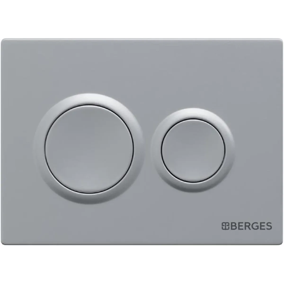 Инсталляция для унитаза Berges Novum O2 040262 с кнопкой смыва, матовый хром