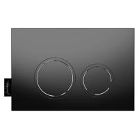 Клавиша смыва Jacob Delafon E38066-BMT черная матовая