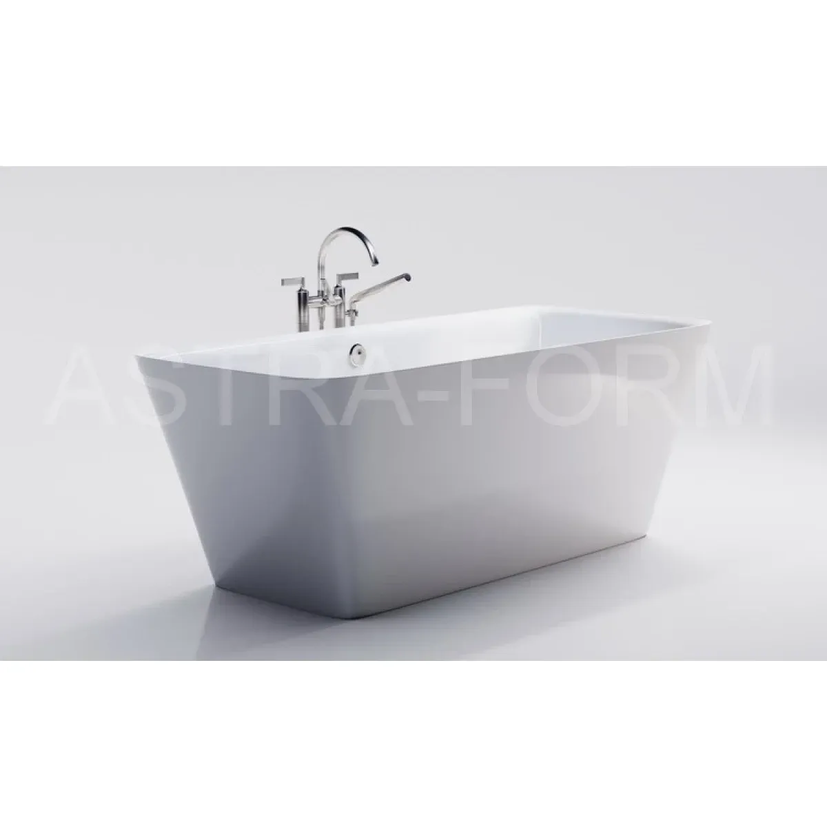 Ванна из литьевого мрамора Astra-Form Орион 01010021 170x75 см, отдельностоящая, белый