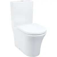 Унитаз-компакт IDDIS Stone STNRDSEi24 безободковый, с сиденьем микролифт, белый
