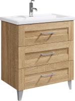 Тумба под раковину AQWELLA Foster 77 FOS01083DS Дуб сонома