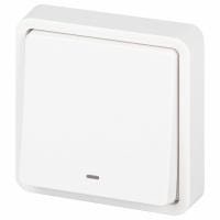 Переключатель одноклавишный с подсветкой Эра Эра Эксперт 11-1527-01