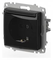 Розетка с заземлением с крышкой без рамки Elbi Eleсtriс Zena Vega 609-014800-218