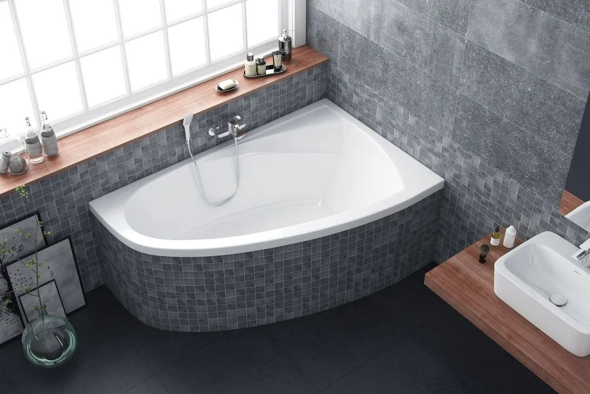 Акриловая ванна 150x95,5 см правая Excellent Aquaria Comfort WAEX.AQP15WH