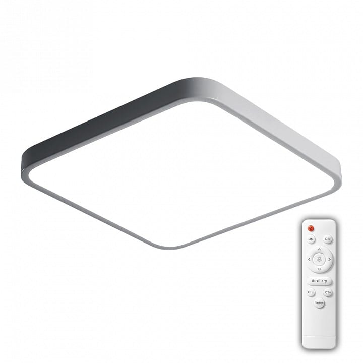 Накладной светильник Jazzway  PPB  Scandic-S 72w 3000-6500K GR IP20 430*430*50