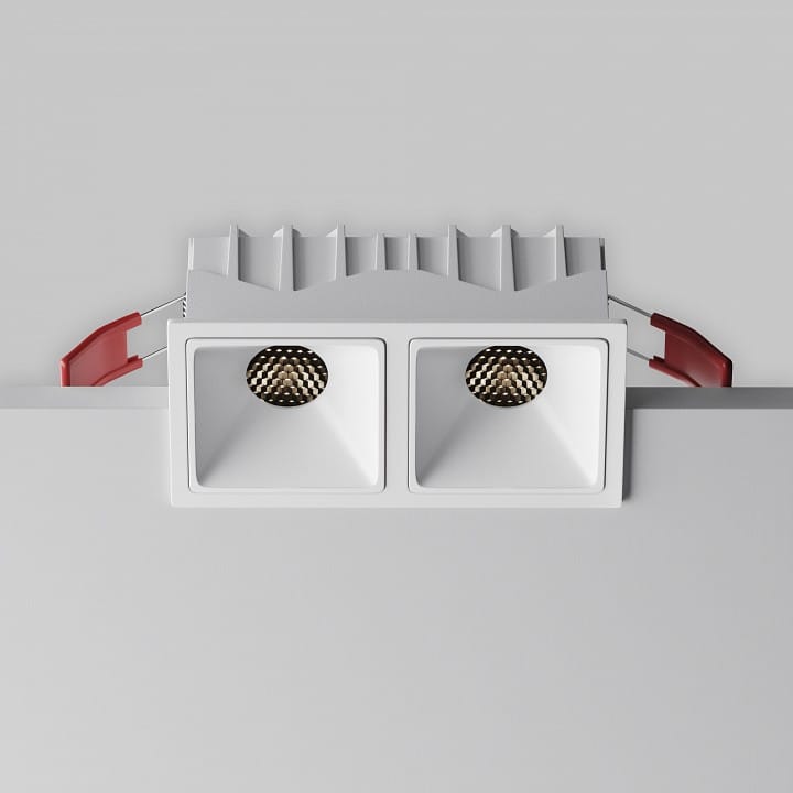 Встраиваемый светильник Maytoni Technical Альфа DL043-02-10W4K-SQ-W-1