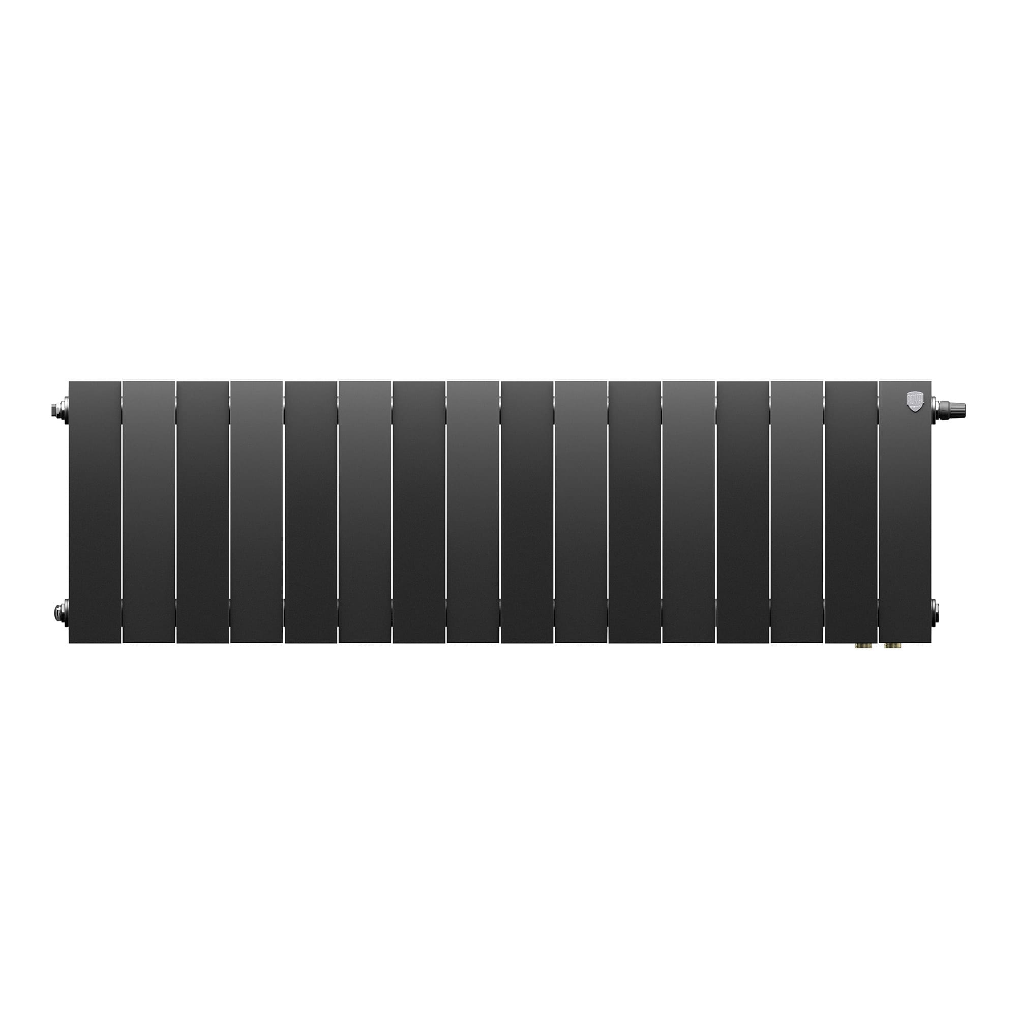 Радиатор биметаллический Royal Thermo PianoForte 300 Чёрный VR80 - 16 секц.