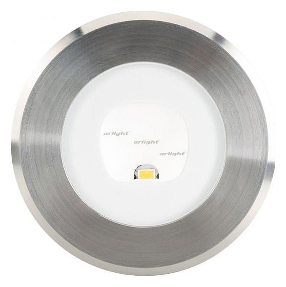 Встраиваемый в дорогу светильник Arlight LTD-GROUND-TILT-R80-9W Warm3000 (SL 60 deg 230V) 024950