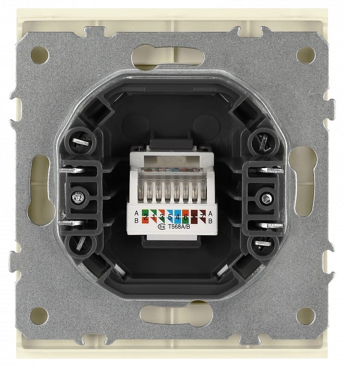 Розетка Ethernet RJ-45 без рамки Эра Arktik Б0070475