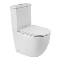 Унитаз-компакт безободковый BelBagno AMANDA BB051CPR с сиденьем BB902SC