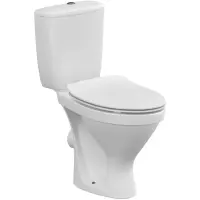 Унитаз-компакт Cersanit Melar A64234 с сиденьем микролифт, белый