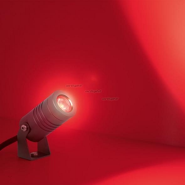 Наземный прожектор Arlight KT-RAY-COLOR-R42-6W RGB (DG 25 deg 12V) 028916