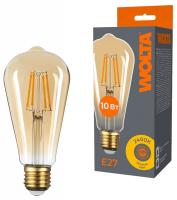 Лампа светодиодная Wolta  E27 10Вт 2400K WF-ST64-10W2.4KE27