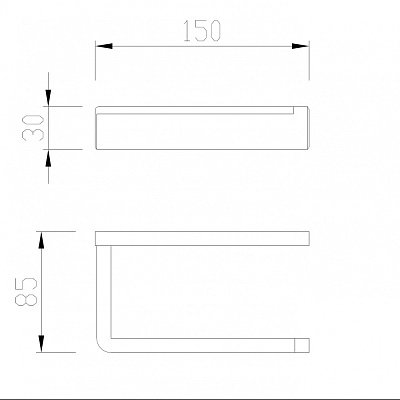 Держатель для бумаги Abber Westen AA1731G золото матовое
