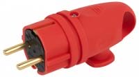 Вилка угловая с заземлением Эра  VX11-R-IP44