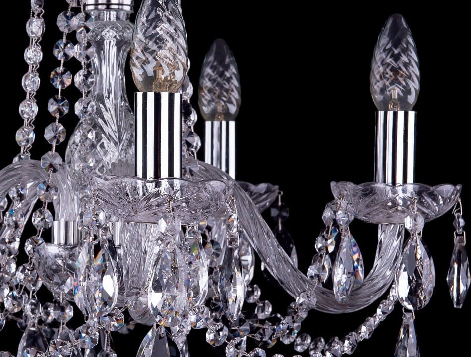 Подвесная люстра Bohemia Ivele Crystal 1402 1402/5/160/Ni