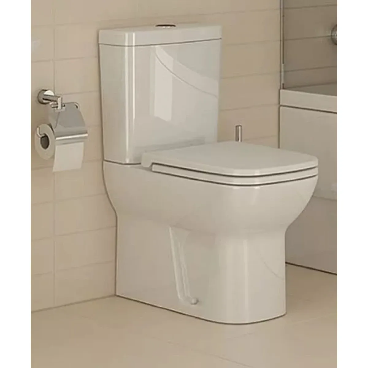 Унитаз-компакт Vitra S20 9800B003-7204 с сиденьем микролифт, белый