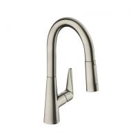 Смеситель для кухни hansgrohe Talis M51 73850800 с вытяжным душем сталь
