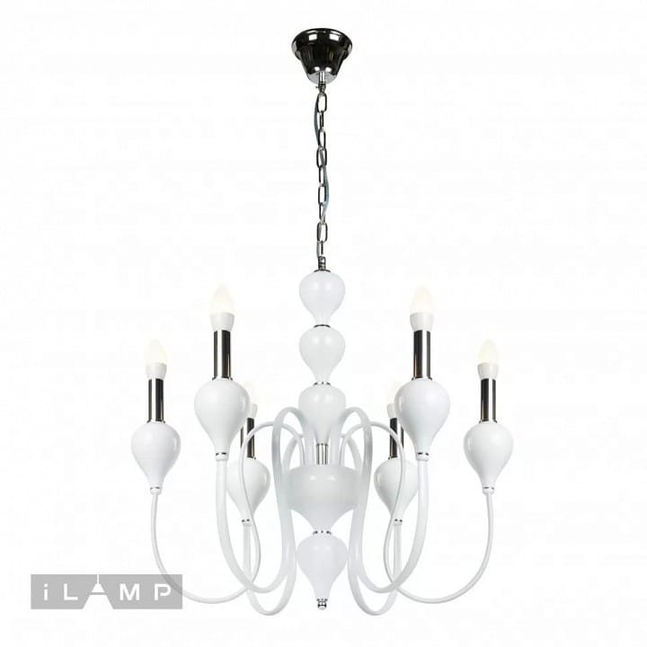 Подвесная люстра iLamp Lady 88003-6 WH