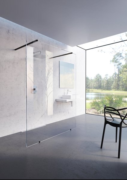 Кронштейн для душевого уголка Ravak Walk-In GWD010003021, чёрный