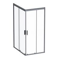 Душевой уголок AM.PM Gem W90G-404-120290-BT стекло прозрачное профиль черный матовый