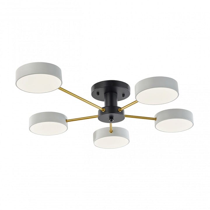 Потолочная люстра Arte Milano Ferrara 252006/5 Bk/Wh
