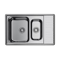 Кухонная мойка Omoikiri Sagami 79-2-IN нержавеющая сталь/нержавеющая сталь 4993733